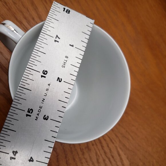 Mikasa Blue Rose Cups Set of 3 – Platinum Trim – No Saucers – Mid Century Japan - Picture 3 of 7